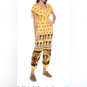 Jumpsuit Farmrio Sunset Barred Printed